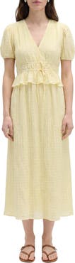 M&S Textured Tie Waist Dress