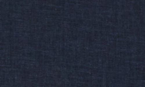Vince Linen Blend Crop Wide Leg Pants In Navy