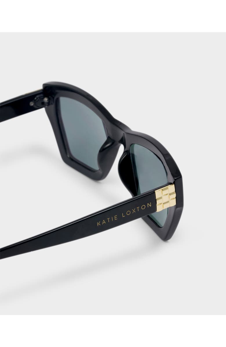Katie Loxton Palma Oversized Cat-Eye Sunglasses in Black, Alternate, color, Black