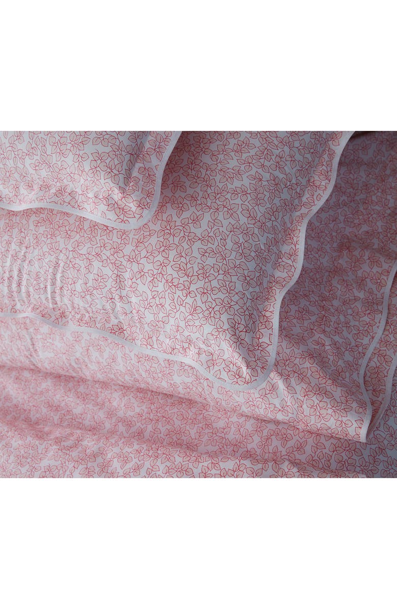 Matouk Margot 500 Thread Count Cotton Percale Sham, Alternate, color, Blush