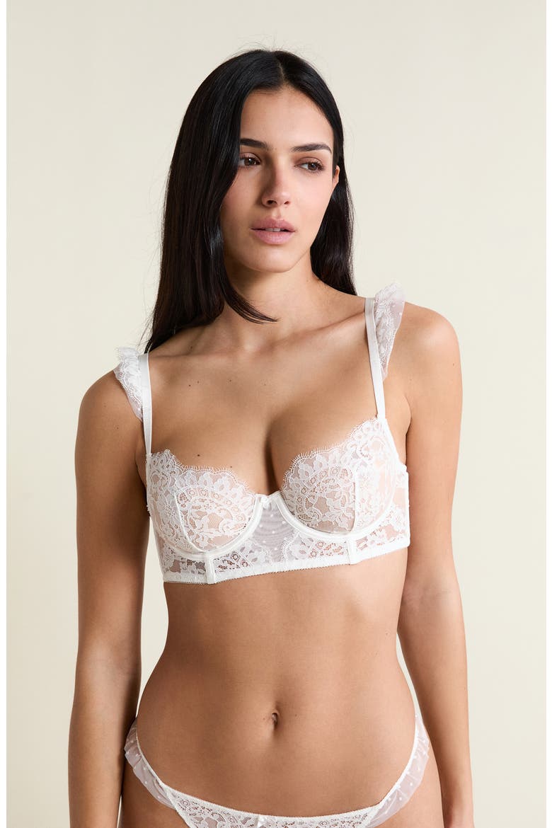Infini N° 9 Bustier Underwire Bra, Alternate, color, ECRU