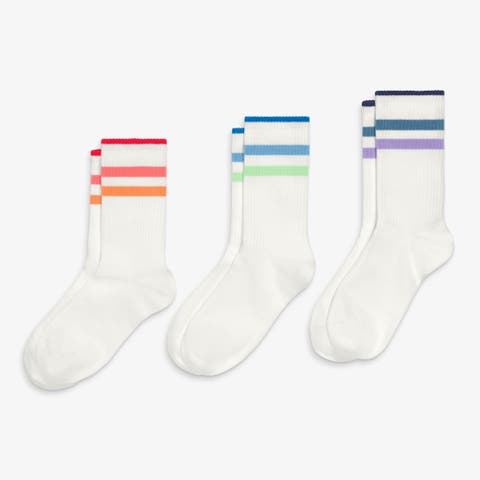 Tonal Ringer Athletic Sock 3-Pack (Unisex Fit)