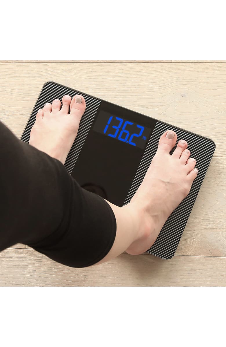 ESCALI Extra Wide Bathroom Scale, Alternate, color, Black/White