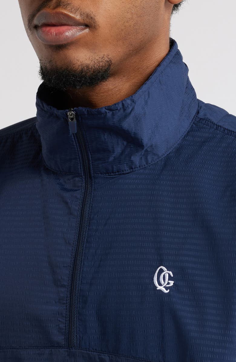 Quiet Golf Monogram Quarter Zip Shell, Alternate, color,