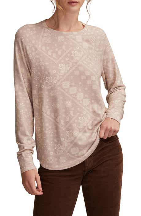 Lucky Brand Cloud Raglan Sleeve Knit Top