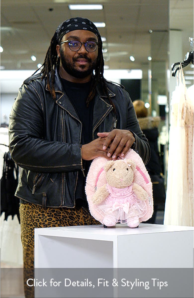 'Trolley - Ballet Bear' Rolling Backpack, sales video thumbnail