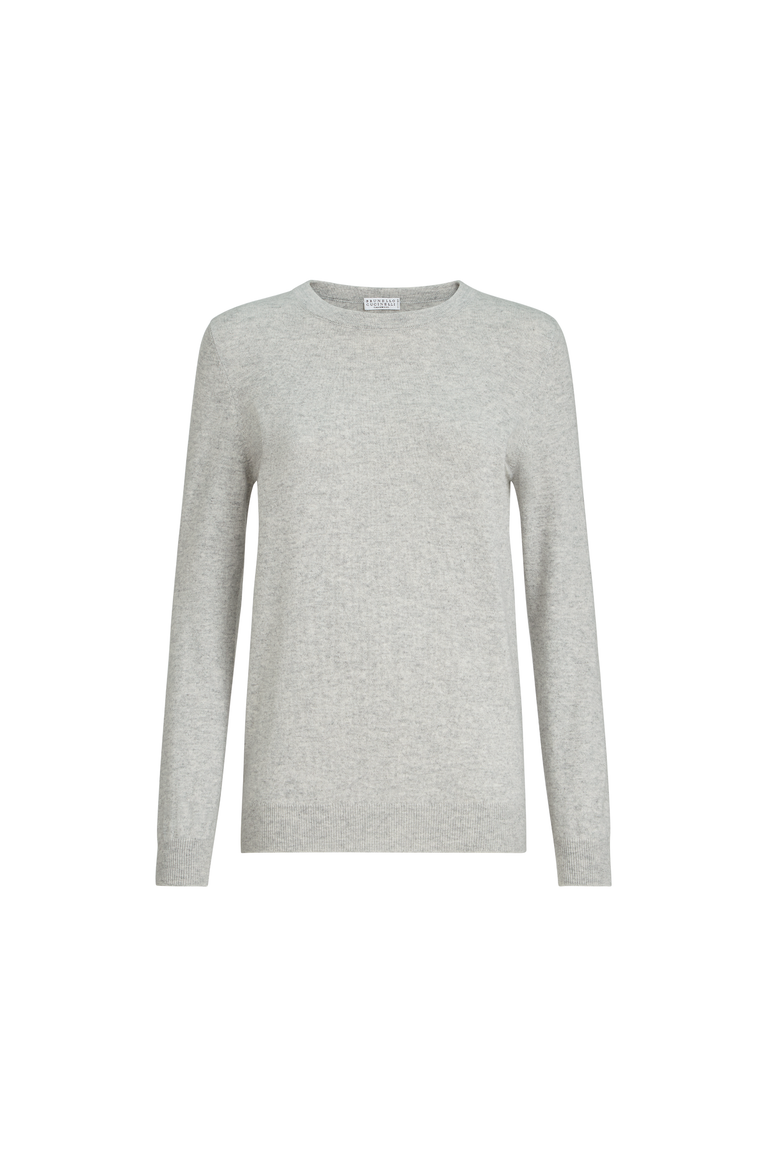Cashmere sweater, Alternate, color, Pebble