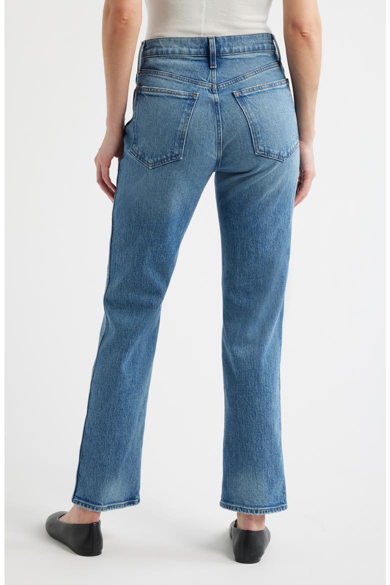 The Longline Straight Leg Jeans, Alternate, color, PICKETT WASH