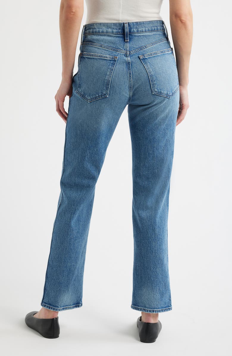 Madewell The Longline Straight Leg Jeans, Alternate, color, Pickett Wash