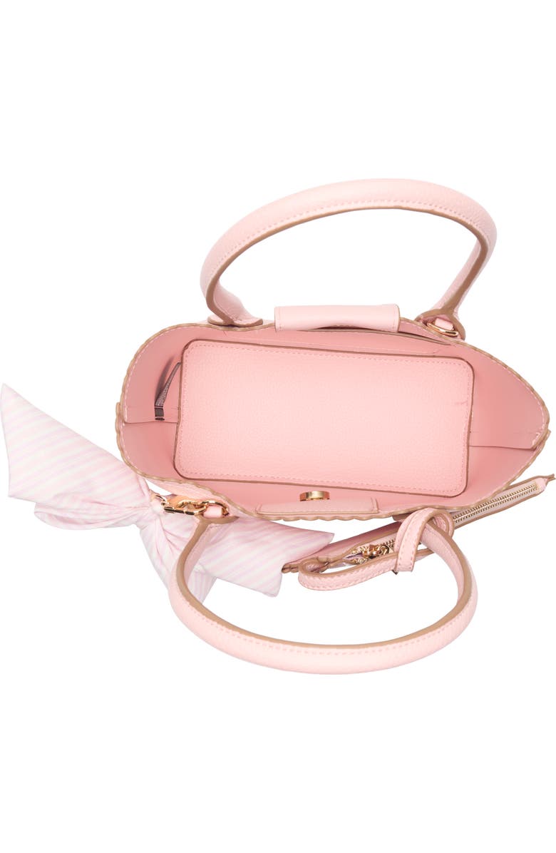 Nanette Lepore Convertible Satchel with Pouch, Alternate, color, Peachy Pink