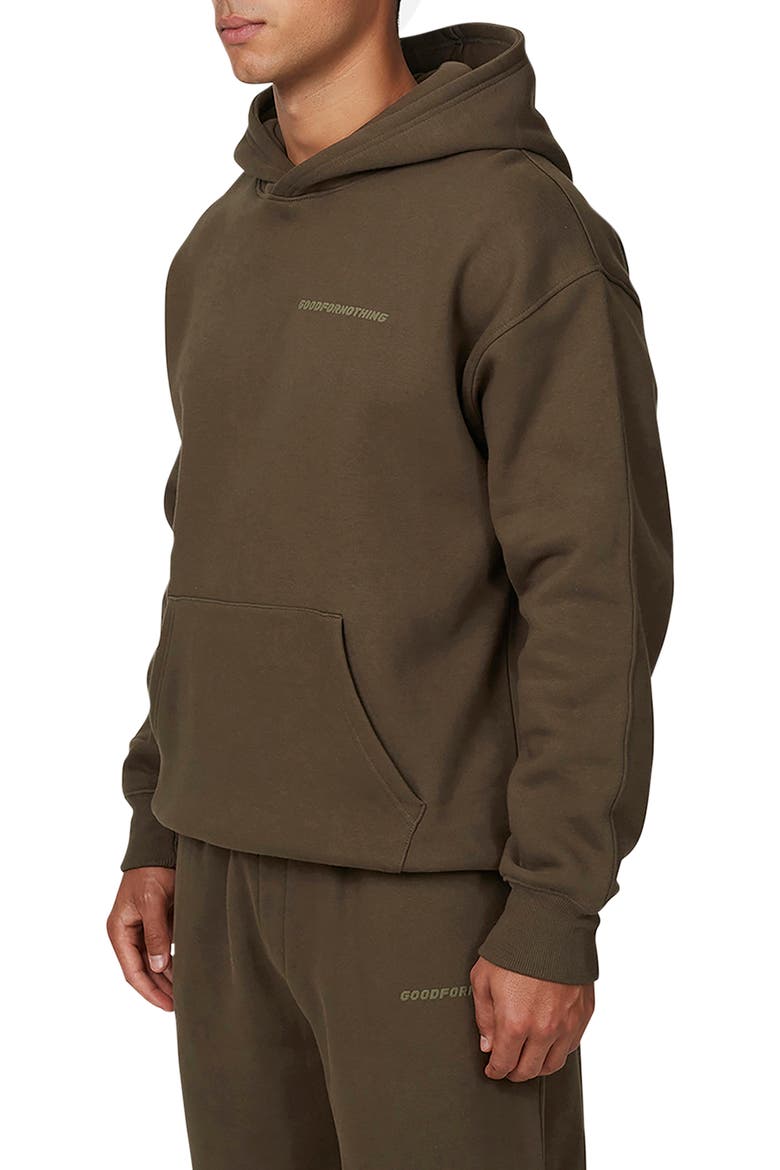 Vintage  Tonal Pullover Hoodie, Alternate, color, Brown