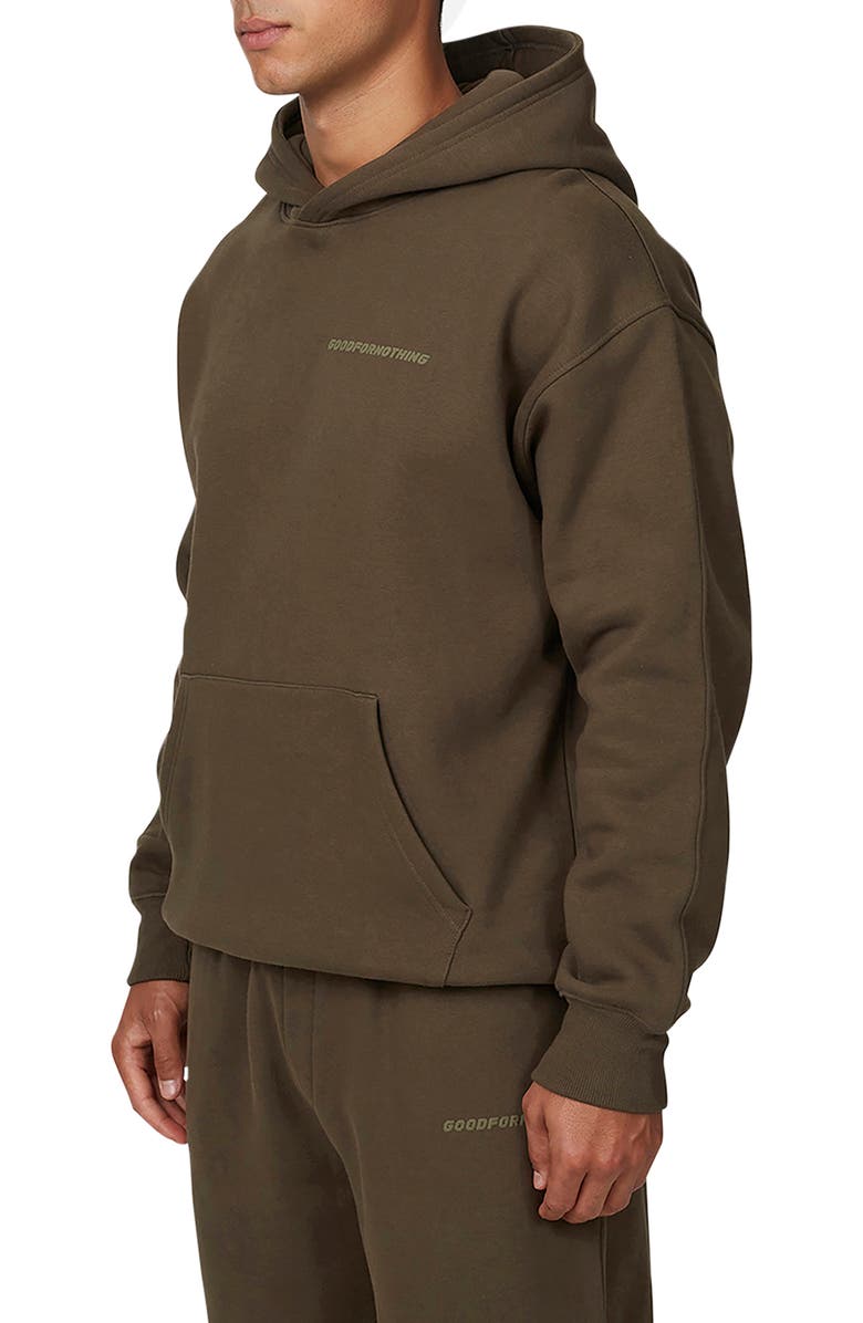 Good For Nothing Vintage  Tonal Pullover Hoodie, Alternate, color, Brown