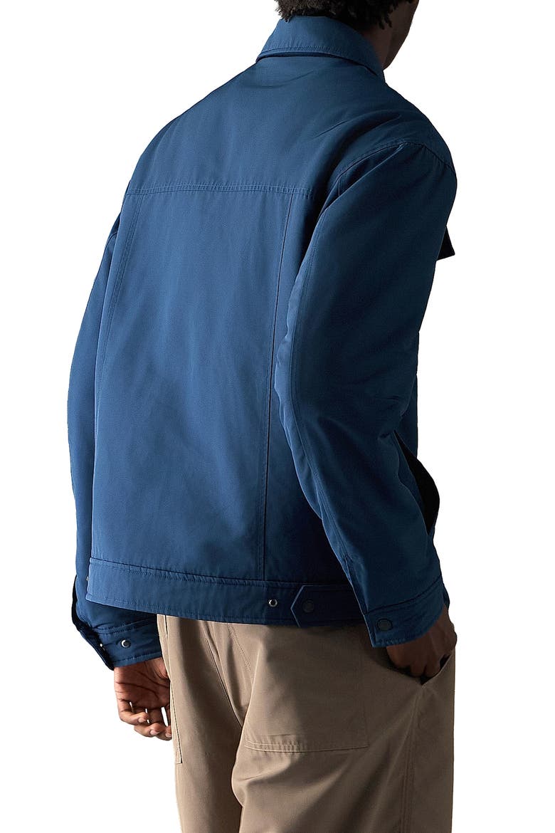 Jacque Bunny Water Resistant Faux Fur Lined Shirt Jacket, Alternate, color, NIGHTFALL