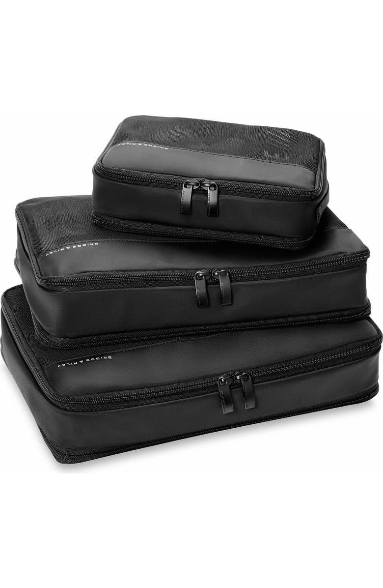 Briggs
Riley 3-Piece Carry-On Compression Packing Cubes, Alternate, color, Black