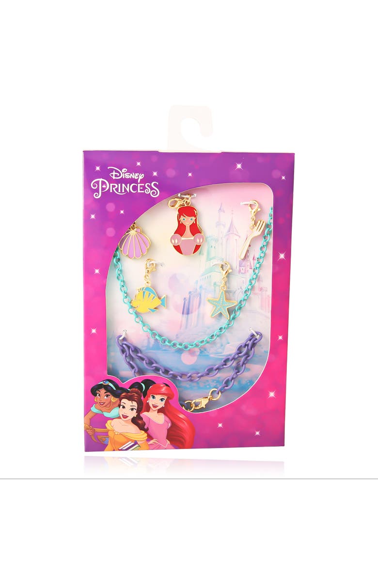 Disney Princess and The Little Mermaid Necklace, Bracelet, and Charms Set, Alternate, color, Multi