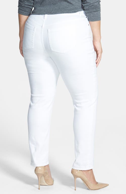 Vince Camuto Plus Womens Skinny High Waist Jeans In Ultra White