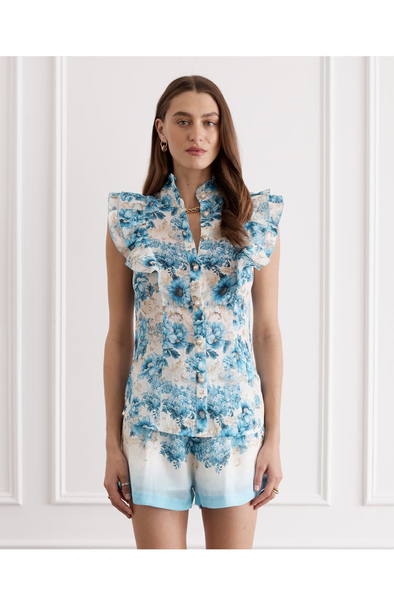 Aqua Blu Aubrey Top, Main, color, Dauphine