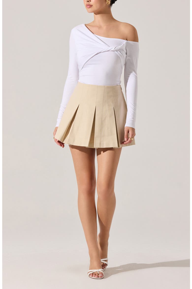 Kora One-Shoulder Top, Alternate, color, WHITE