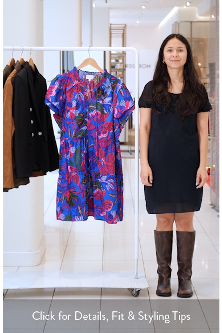 Mela Tropics Empire Tiered Minidress video