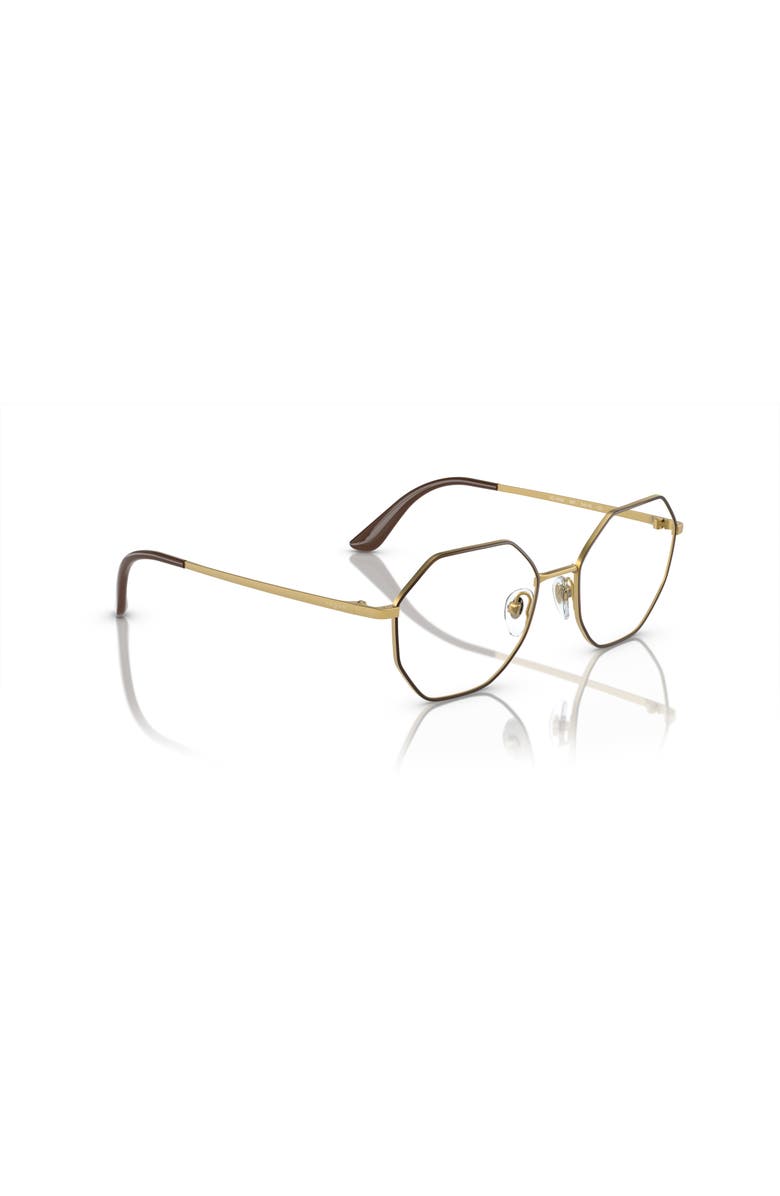 Vogue Eyewear 52mm Irregular optical glasses, Alternate, color, Brown