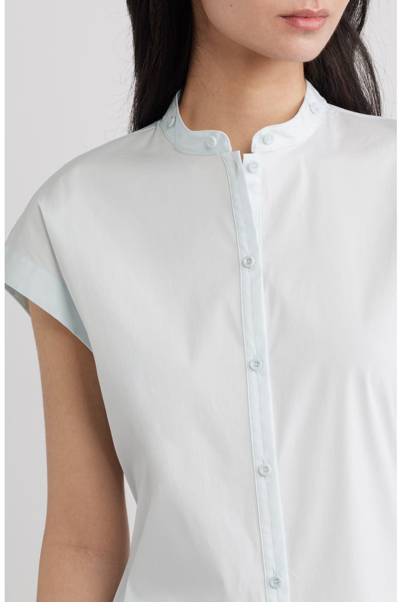 Good Sleeveless Button-Up Shirt, Alternate, color, PALE BLUE - G48