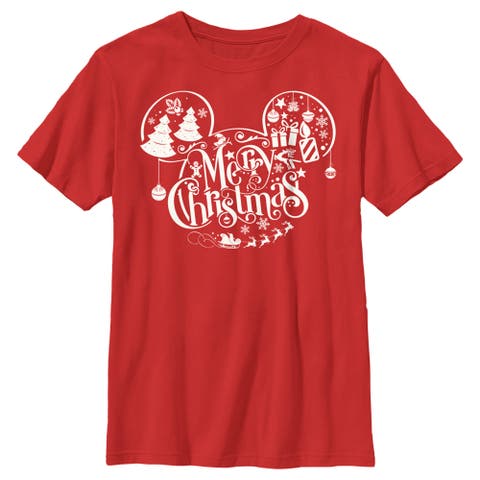 Boy's Mickey & Friends Mickey and Friends Mousey Christmas  Graphic T-Shirt
