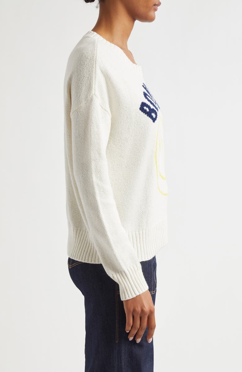 Cinq à Sept Chunky Graphic Sweater, Alternate, color, 