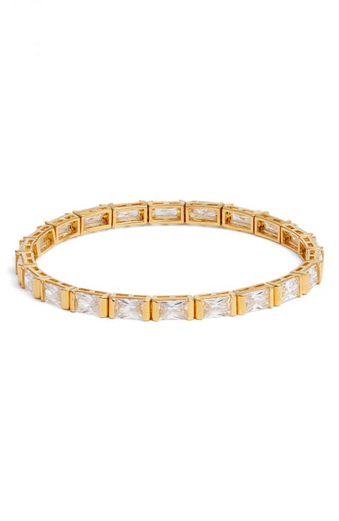 Cubic Zirconia Stretch Bracelet