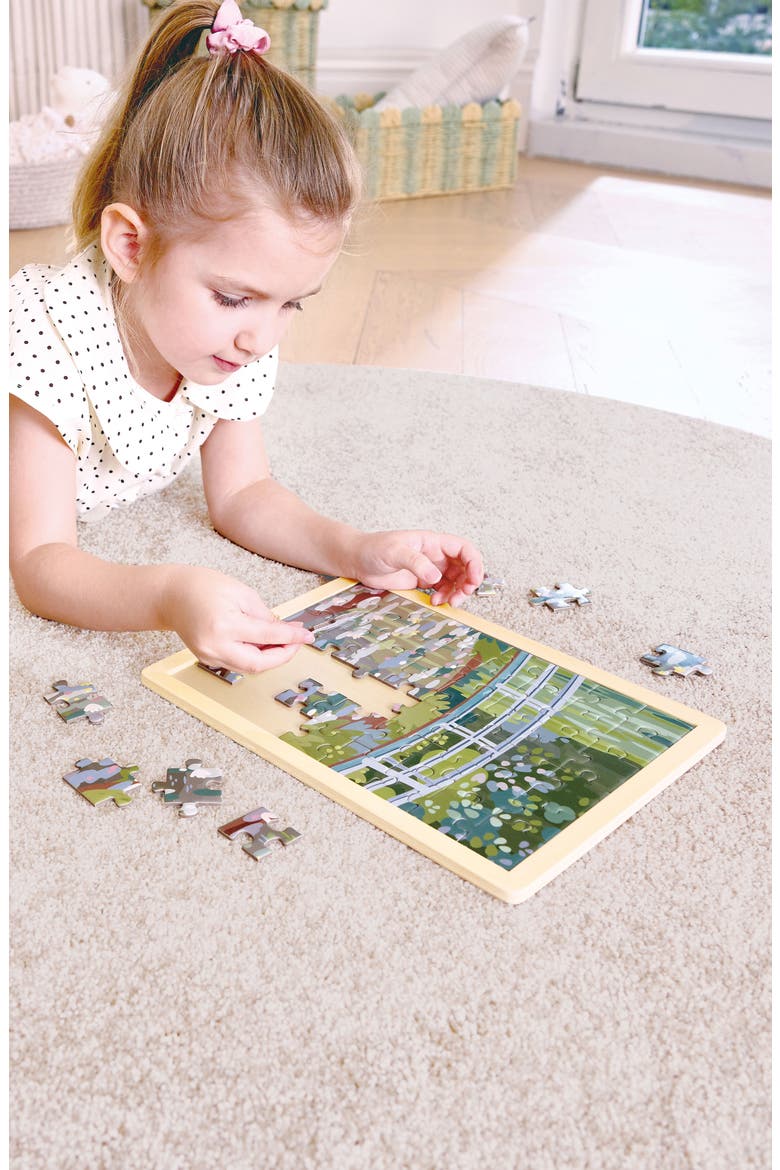 x The Met Monet Water-Lily Garden 48-Piece Puzzle, Alternate, color, MULTI