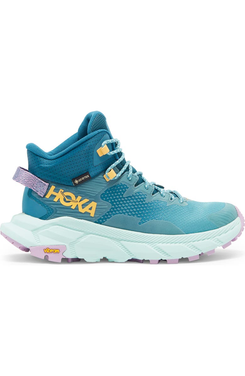 HOKA Trail Code Gore-Tex<sup>®</sup> Hiking Boot, Alternate, color, Ocean Mist / Sunlit Ocean