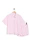 selected White- Pink Millie Stripe