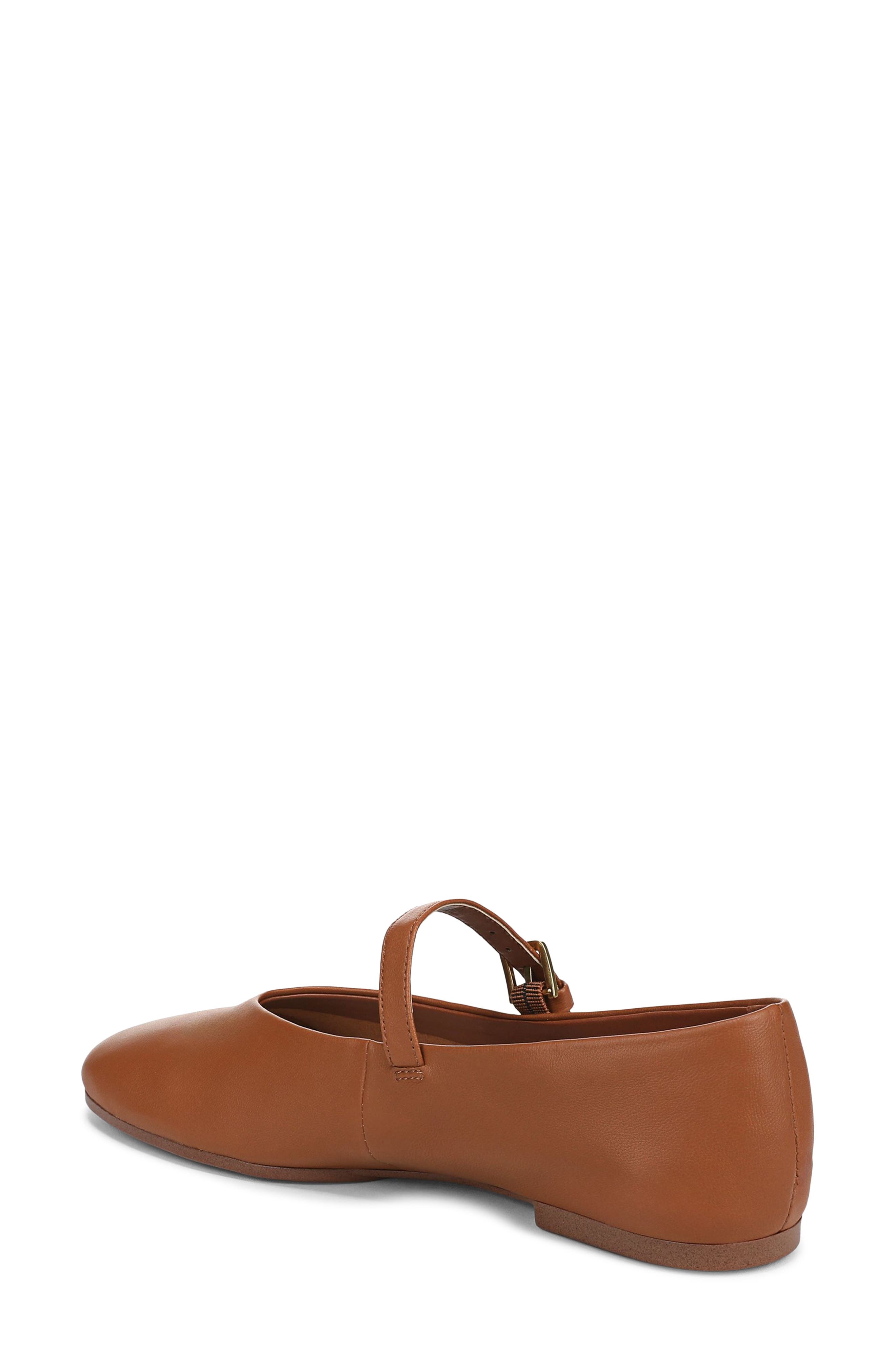 Odilia Mary Jane Flat, Alternate, color, COGNAC
