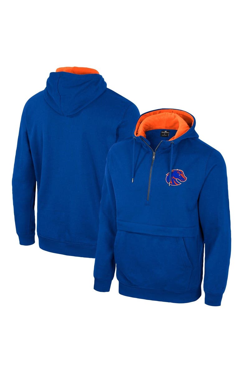 COLOSSEUM Men's Colosseum Royal Boise State Broncos Half-Zip Hoodie, Main, color, Royal