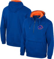 COLOSSEUM Men's Colosseum Royal Boise State Broncos Half-Zip Hoodie