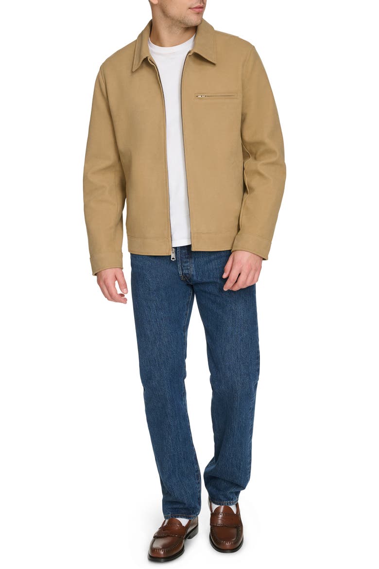 Faux Suede Utility Jacket, Alternate, color, TAN