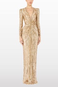 Jenny Packham Darcy Sequin-Embellished Dress