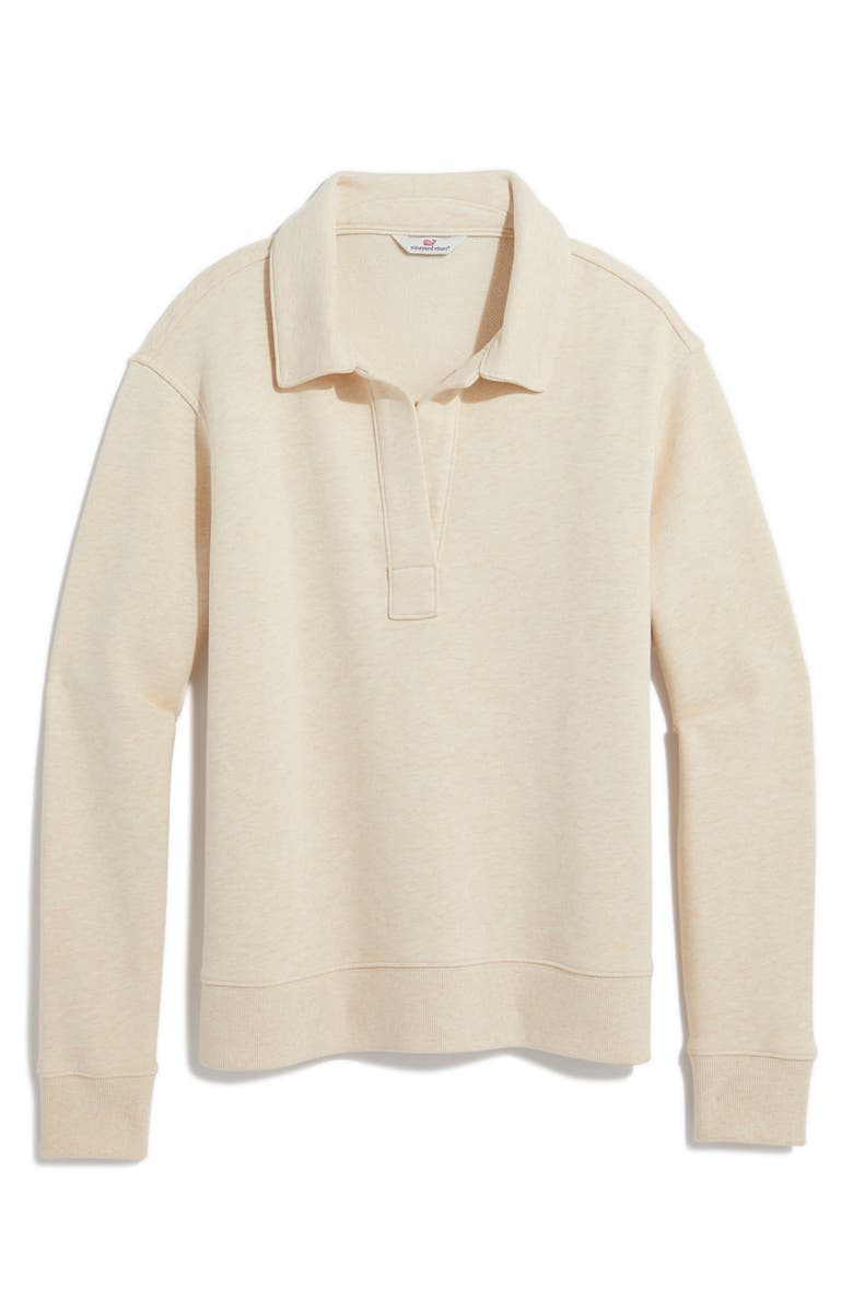 vineyard vines Polo Collar Cotton Sweatshirt, Alternate, color,
