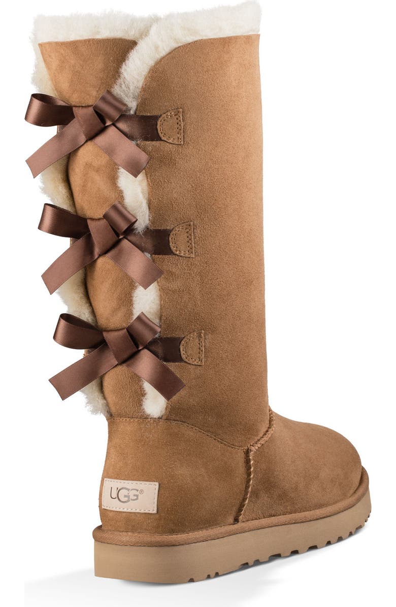 UGG<sup>®</sup> Bailey Bow Tall II Boot, Alternate, color, Che