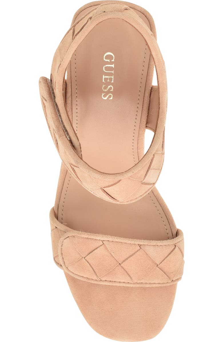 GUESS Cataline Slingback Platform Wedge Sandal, Alternate, color,