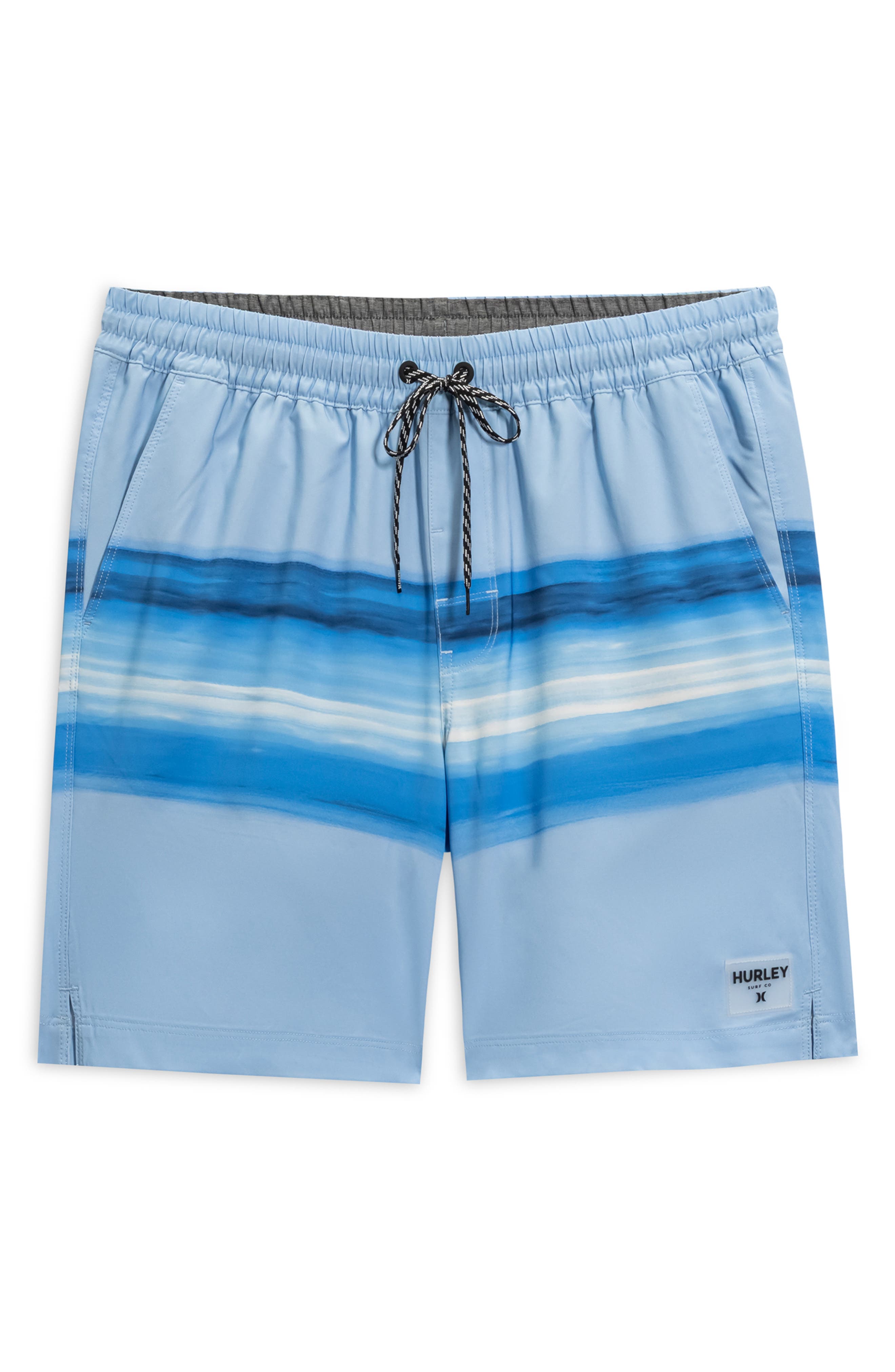 Hurley Horizon Stripes Volley Swim Shorts