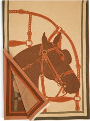 SAACHI Horse Lover Reversible Print Scarf