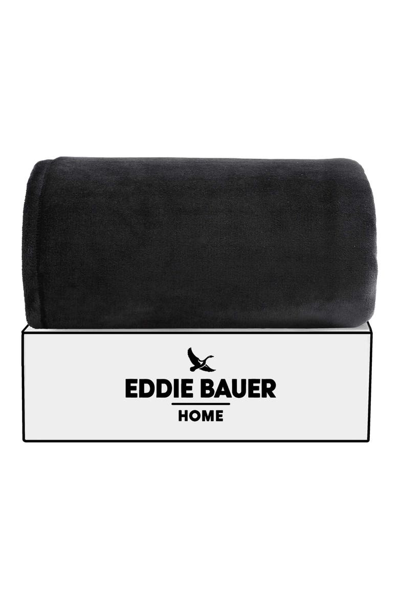 Ultrasoft Plush Throw Blanket, Alternate, color, BLACK