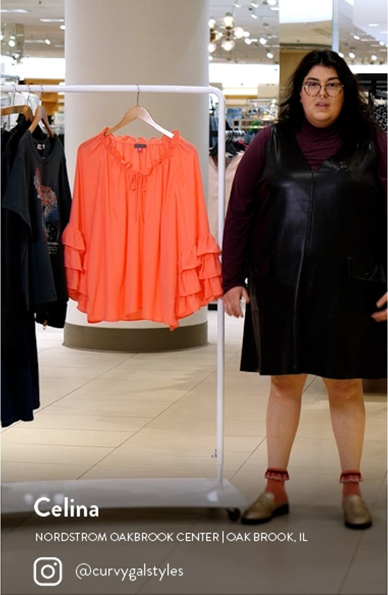 Ruffle Sleeve Blouse, sales video thumbnail