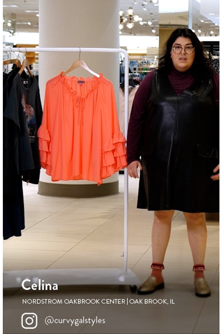 Ruffle Sleeve Blouse video