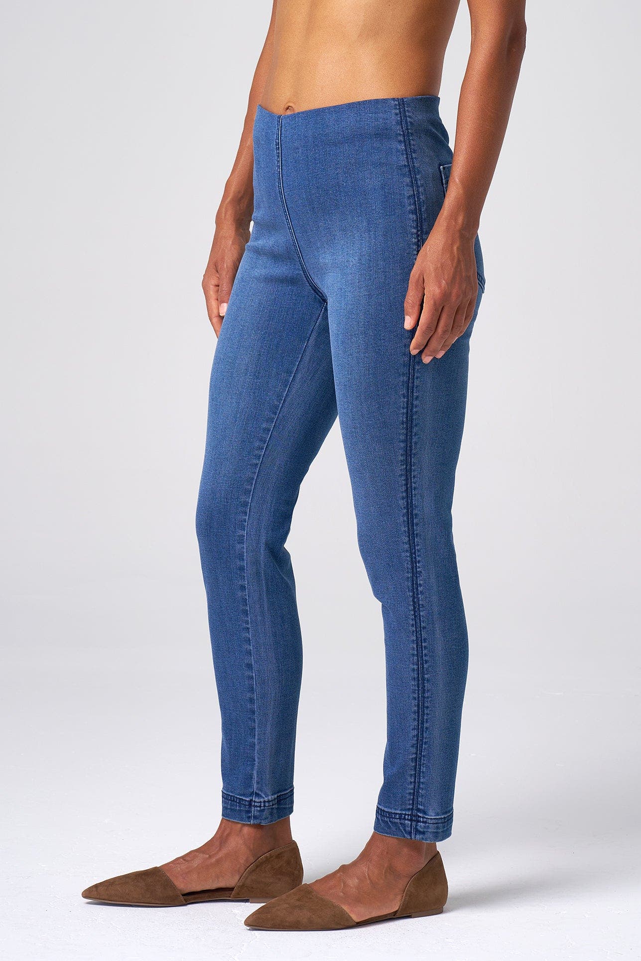 Slim Stretch Pull-On Ankle Jean - image 2