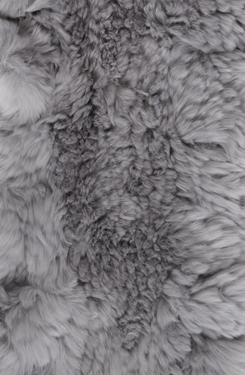 Toria Rose Genuine Rabbit Fur Scarf, Alternate, color, 