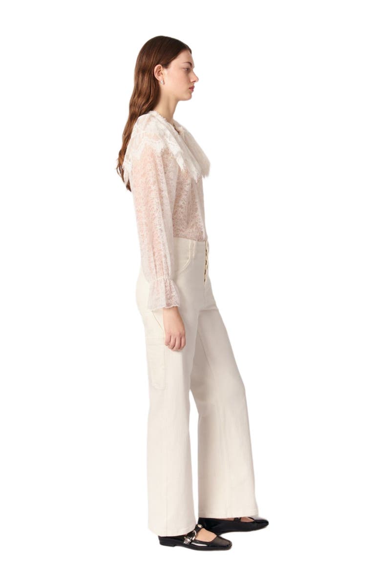 maje Carpenter cut jeans, Alternate, color, 