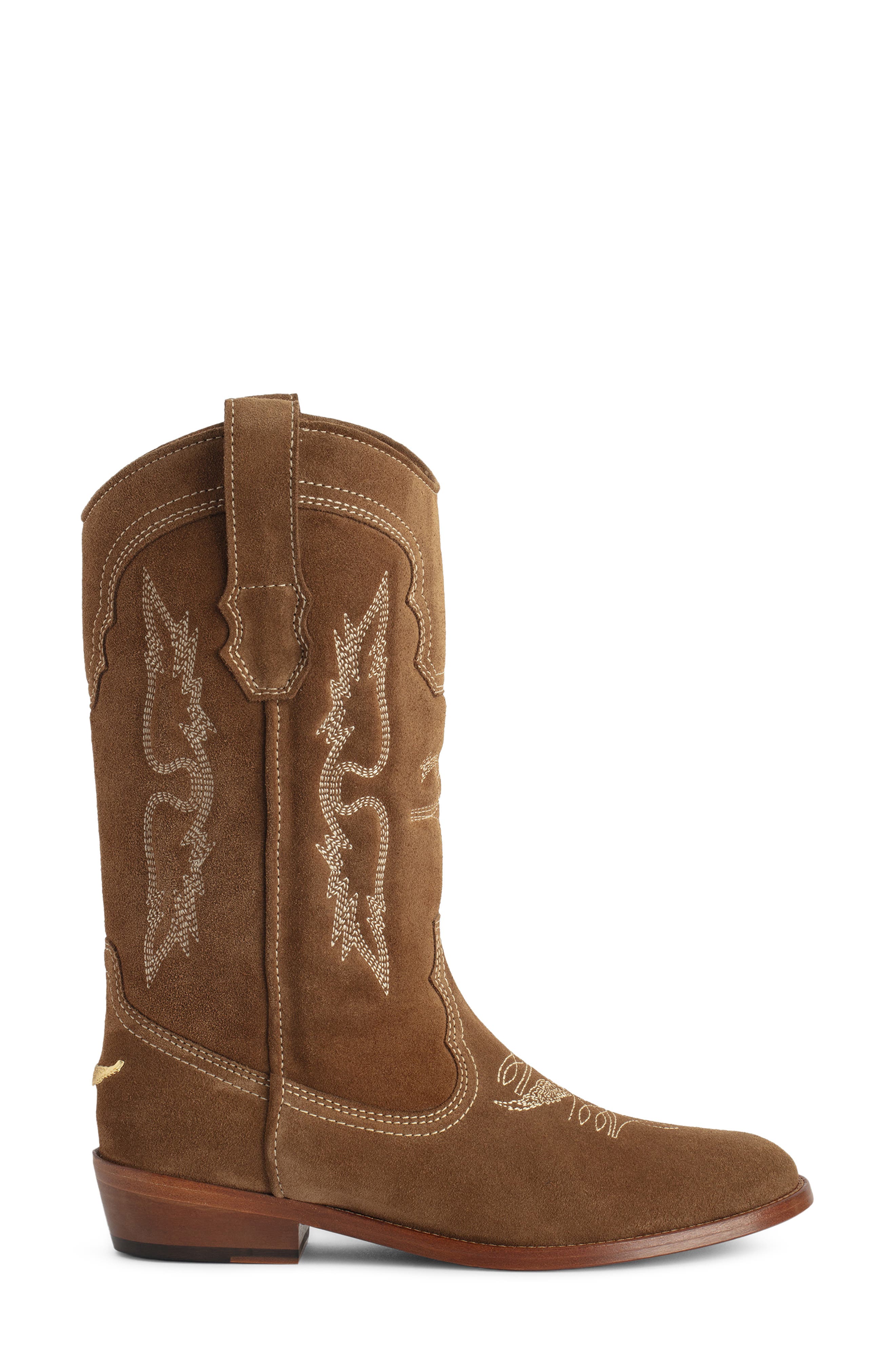 Tex Western Wild Leather Western Boot, Alternate, color, COGNAC