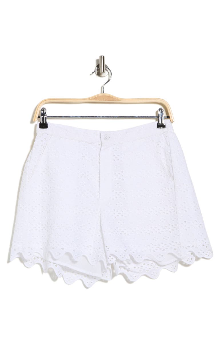 NSR Eyelet Shorts, Main, color, White