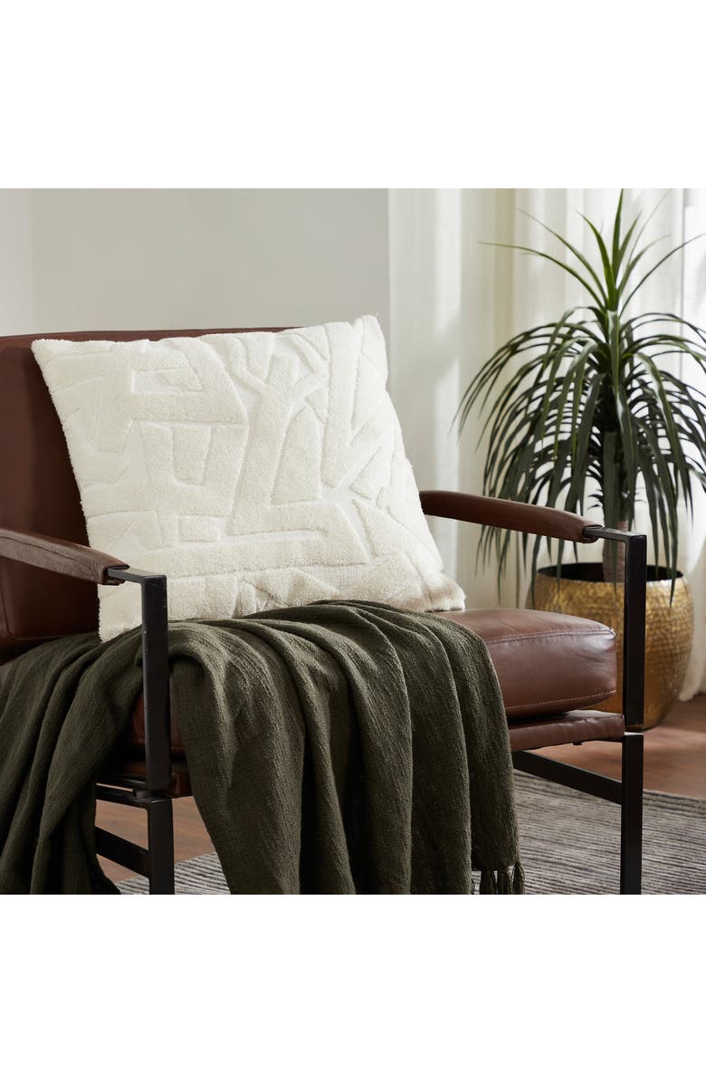 Renwil Merano Accent Pillow, Alternate, color, Ivory